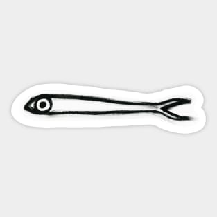 Lonesome skinny fish I/IV (cut-out) Sticker